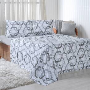 Jogo de Cama Casal 4 Pçs 150 Fios Super Macio 100% Algodão