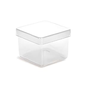 Lembrancinha Caixa Acrilica 6x6cm Cristal 10 Un