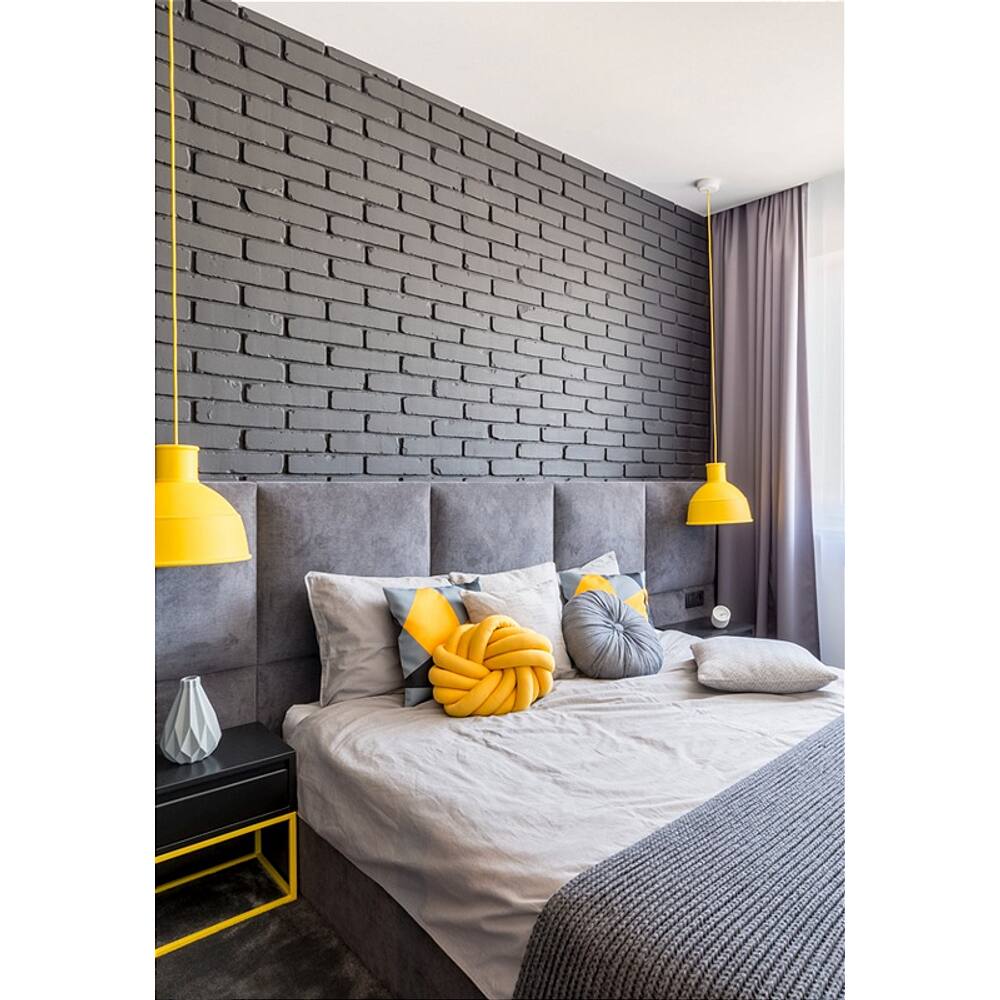 Cabeceira Estofada Casal 10 Blocos Não é Segredo Suede Amassado Cinza 140x60