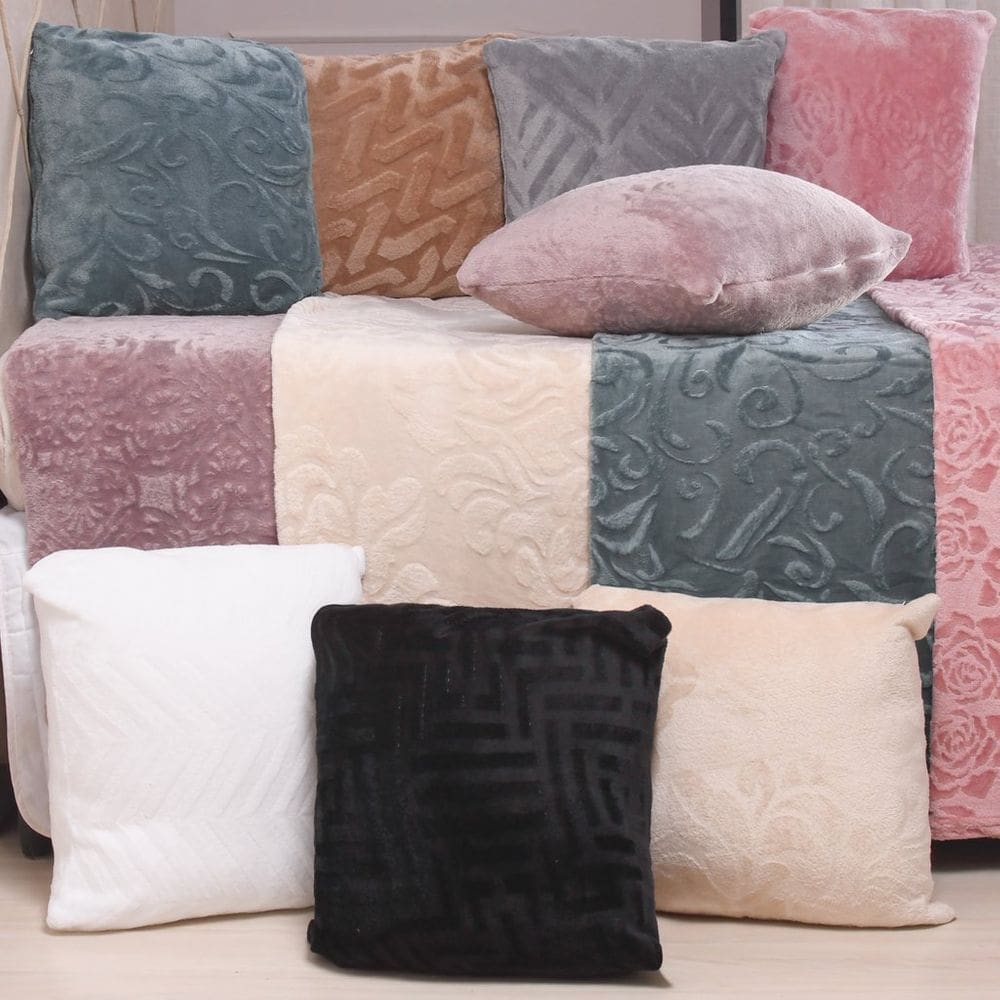 Capa de Almofada Microfibra Flannel Brushed