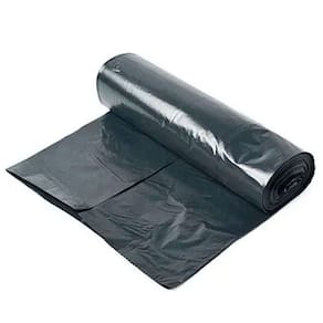 Saco Para Lixo Preto Pe 50l Rolo Com 20 Unidades Plaszom Preto