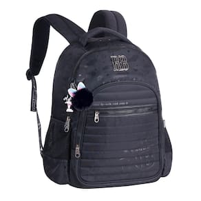 Mochila De Costas Feminina Escolar Rebecca Bonbon - Preto