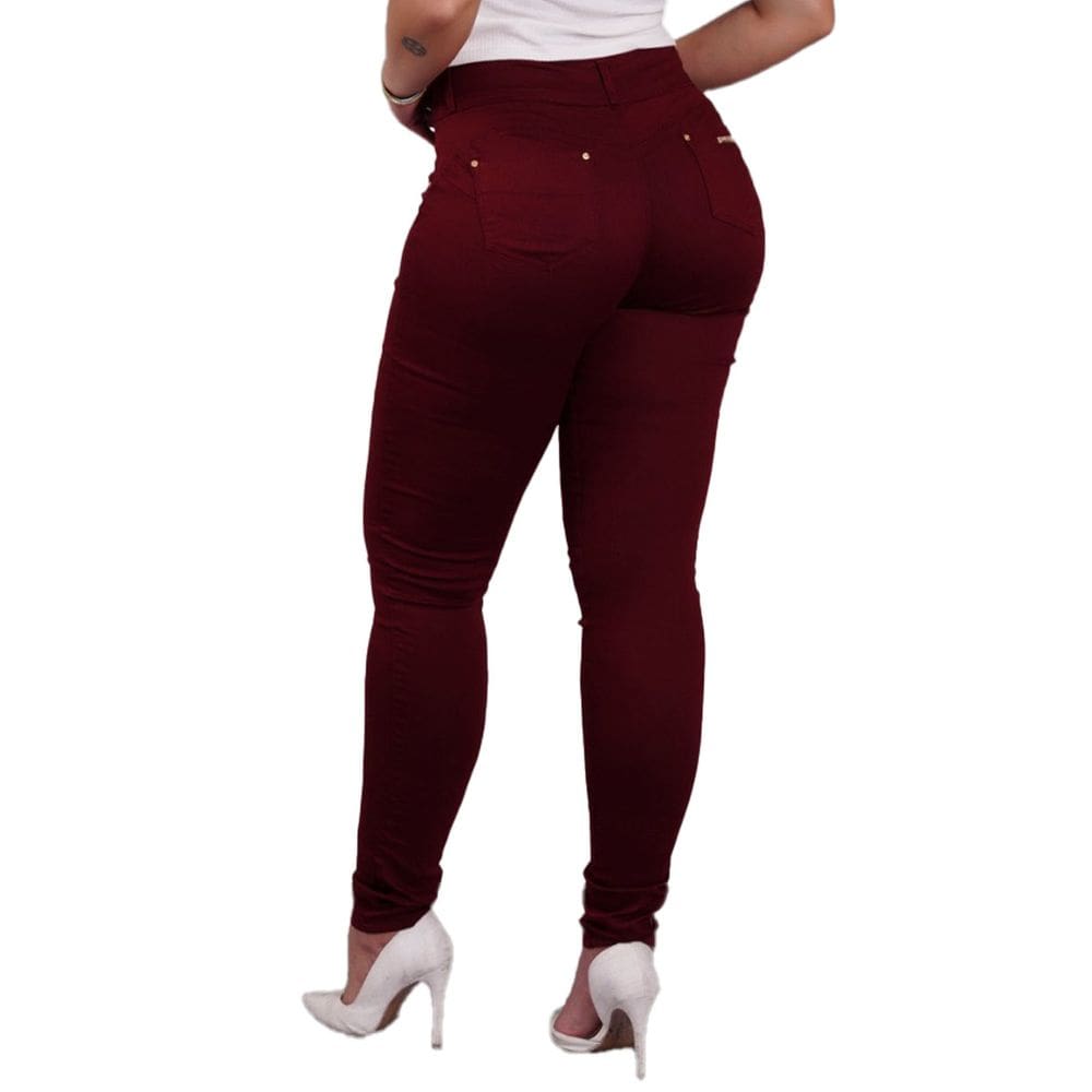 Calça para Mulheres Altas Skinny Cintura Média Levanta Bumbum Ri19 Transforme Seu Look