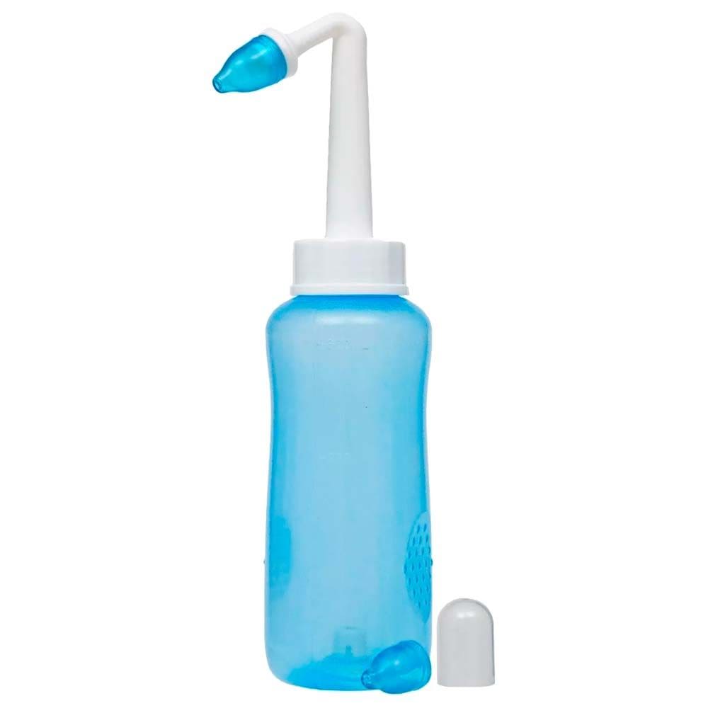 Kit Lavador Nasal 300ml 2 Bicos de Silicone Livre de Bpa Buba