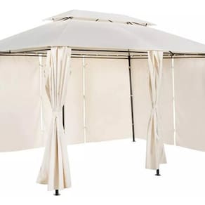 Gazebo Pergolado Tenda Com Cortina 400x300cm - Florida