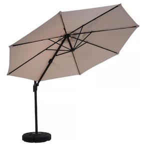 Ombrelone Lateral Gigante 300cm Alumínio Uv 50 Com Base