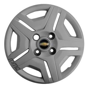 1X Calota Celta Corsa Classic Aro 13 Grafite Com Logo 132Cb