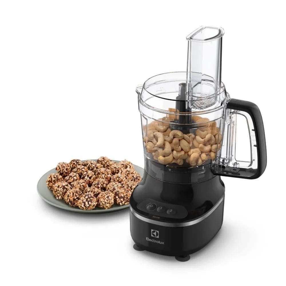 Processador Alimentos 3 Em 1 Electrolux EFP500 Tritura Fatiar Ralar 2 Velocidades 300W Compacto