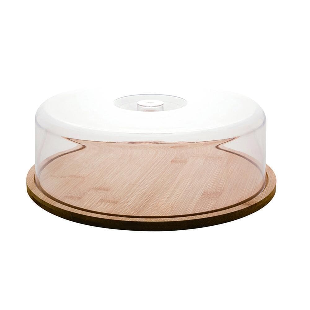 Porta Bolo Boleira Tampa Acrílica 28Cm Servir E Decorar