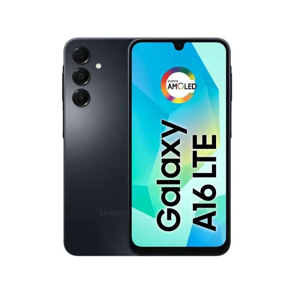 Smartphone Samsung Galaxy A16 128GB - Preto, 4G, RAM 4GB, Tela 6.7", Câmera Tripla 50MP + Selfie 13MP