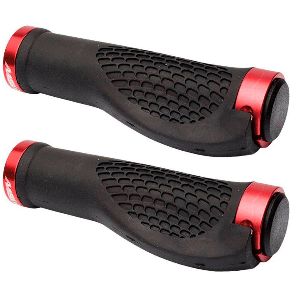 Par de Manoplas 130mm Anatômico Anel de Trava Bike Mtb TSW
