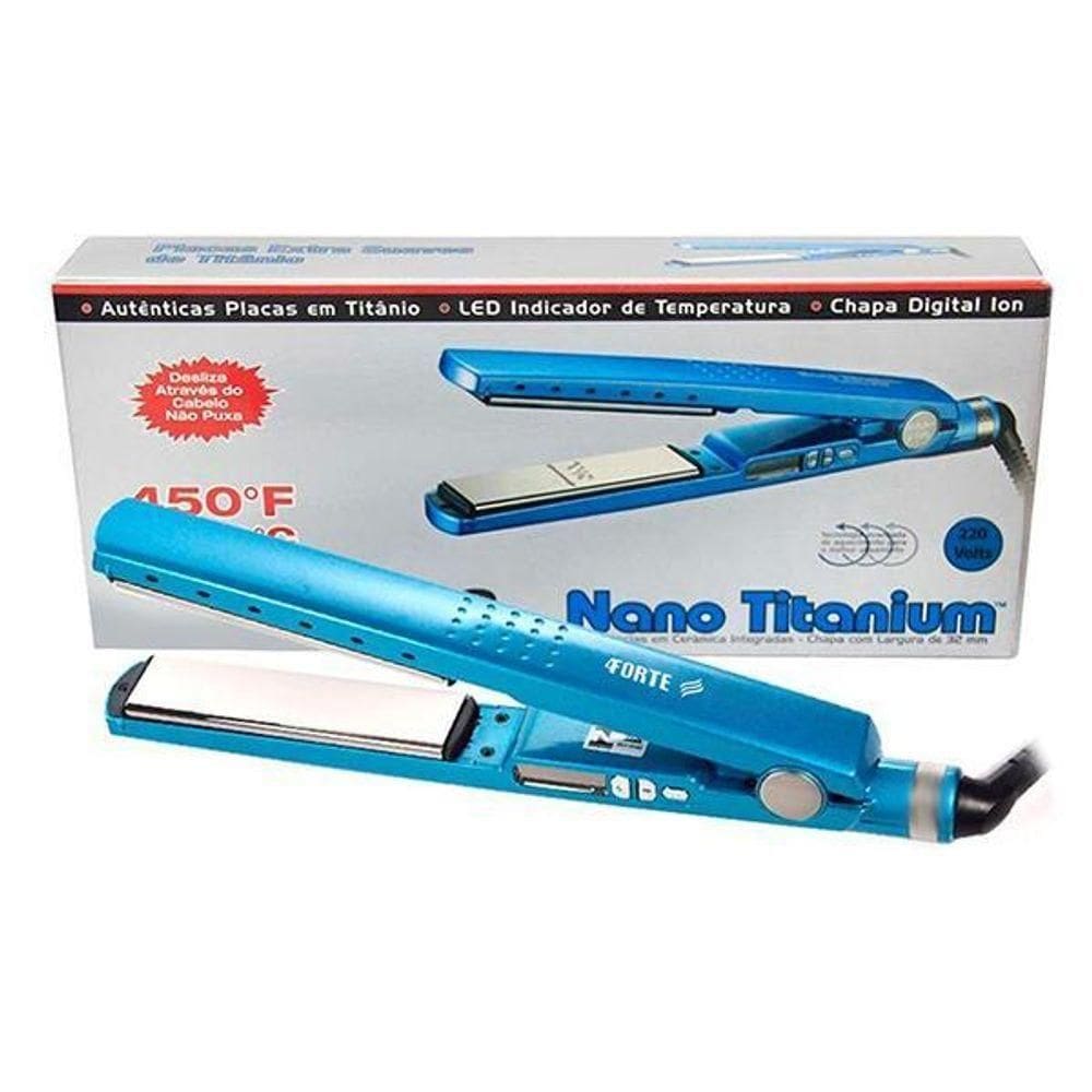 Chapinha Alisadora Titanium Profissional 4 Forte