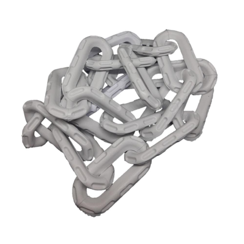80 Mt Corrente Plástica Isolamento Calha Chuva Elo P Branco [F103]