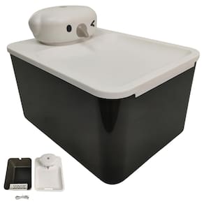 Bebedouro Fonte de Agua Gato Pet Cao Felino Cachorro 2 Modos Sensor Presença Luz UV Bateria Recarregavel USB Automatico Silencioso Animal de Estimaçao