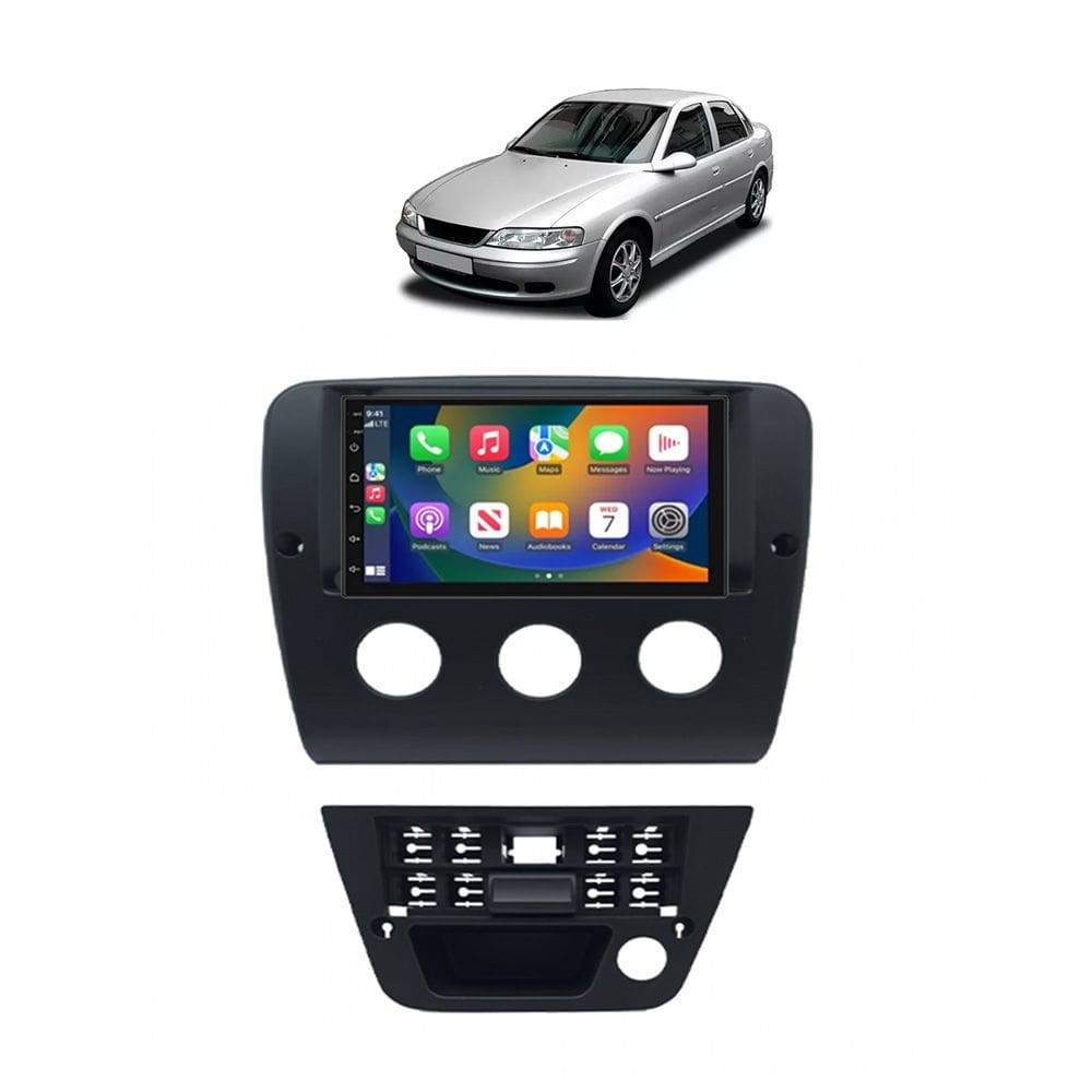 Kit Multimídia Vectra 96 / 05 Ar Analogico 7 Pol CarPlay AndroidAuto - 708BR Roadstar