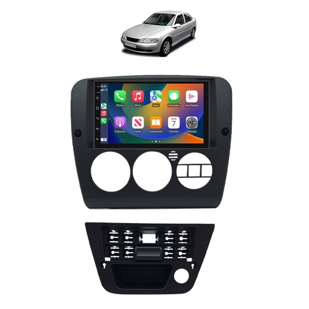 Kit Multimídia Vectra 96 / 05 Ar Digital 7 Pol CarPlay AndroidAuto - 708BR Roadstar
