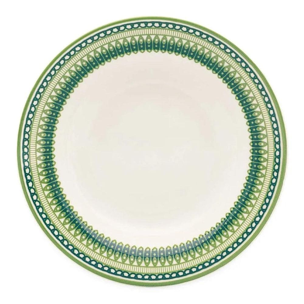 Prato Fundo De Cerâmica Donna Campestre 21,5Cm 1Un - Biona