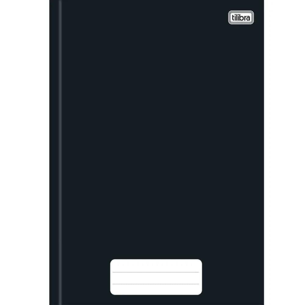 Caderno Brochura 1/4 Preto Capa Dura 80 Folhas - Tilibra