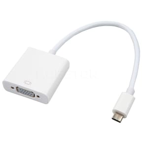 Cabo adaptador conversor usb tipo-c para vga full hd