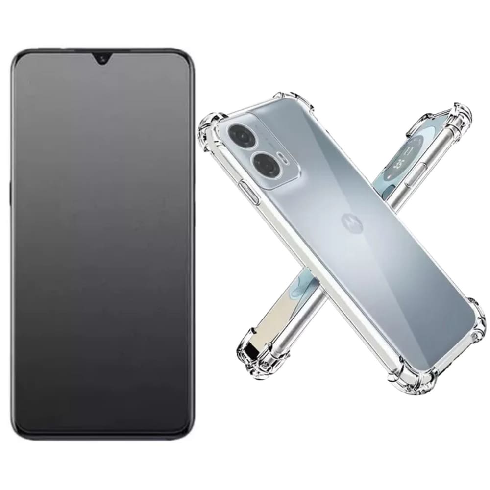 Capa Moto E14 + Película Fosca 9D Cerâmica - Armyshield