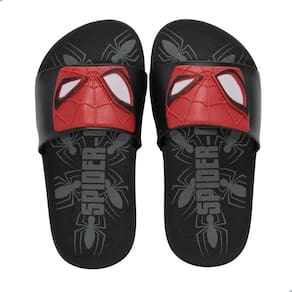 Chinelo Infantil Grendene Kids Homem Aranha Preto