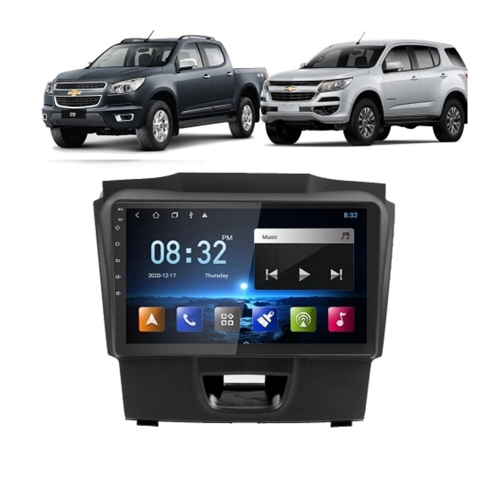 Kit Multimídia S10 TrailBlazer LT LTZ 2013 / 2015 Android 9 Pol 2/32Gb Carplay - Vision 8990CP