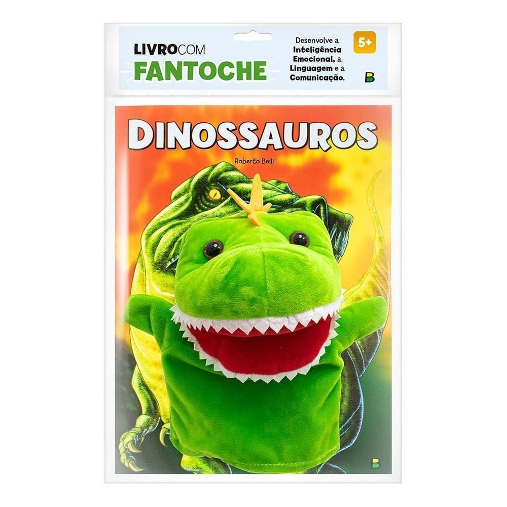 Livro Com Fantoche: Dinossauros
