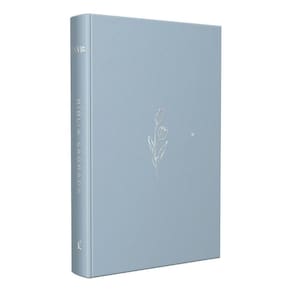 Bíblia NVI, Capa Dura, Azul, Econômica, Tulipa
