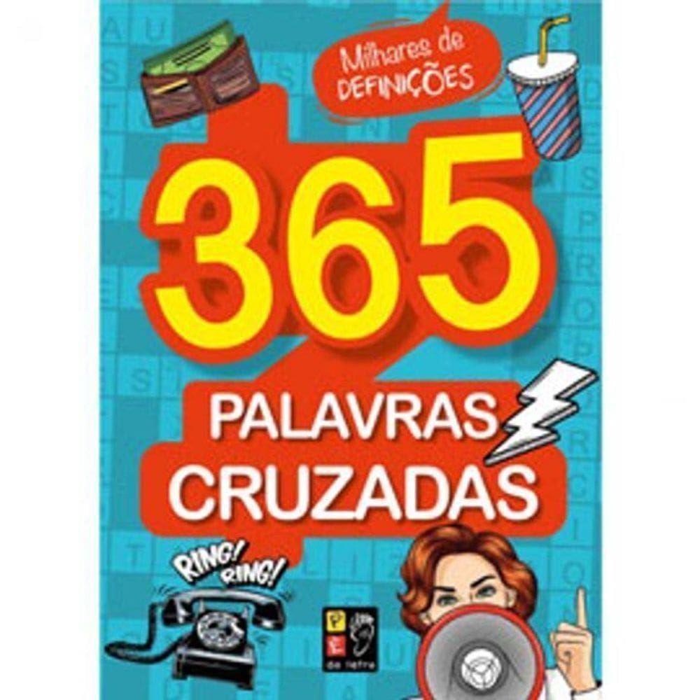 365 Palavras Cruzadas - Capa Azul Claro