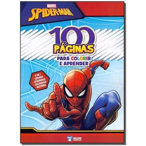 Marvel Spider-Man - 100 Paginas Para Colorir e Aprender