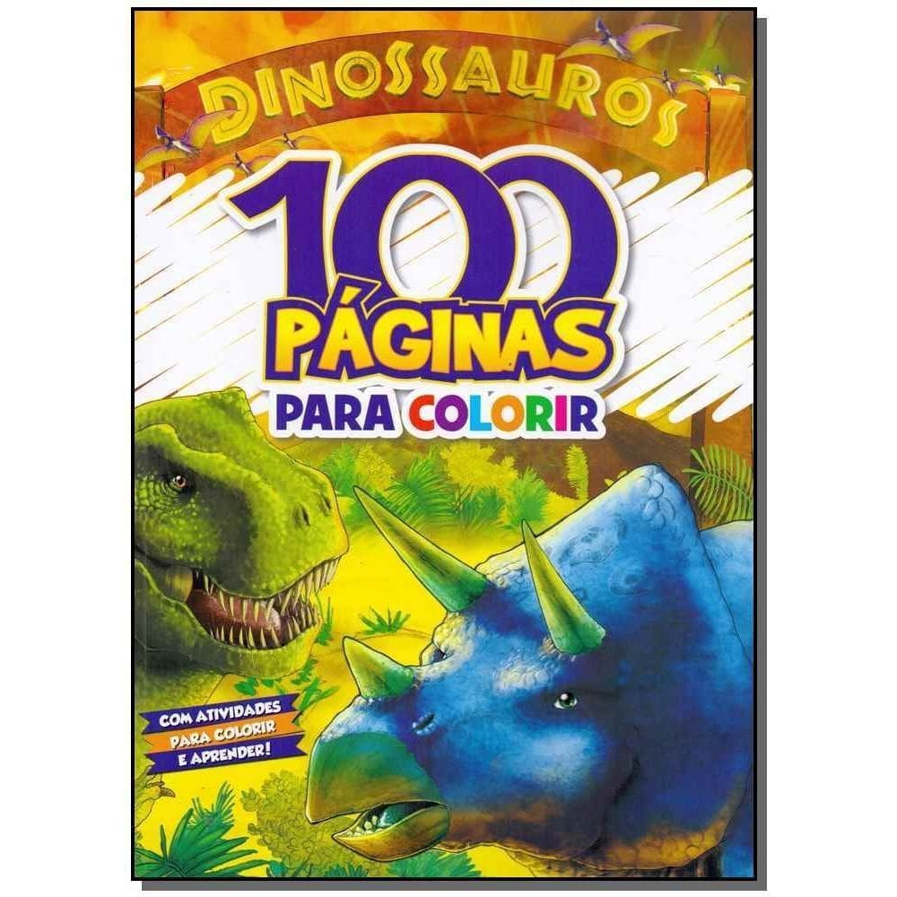 100 Páginas Para Colorir - Dinossauros