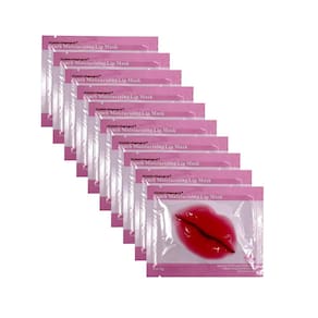Máscara labial de colágeno Jakuva 30PCS para lábios secos rosa pêssego