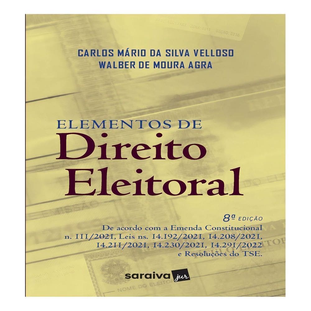 Elementos de Direito Eleitoral - 08Ed/23