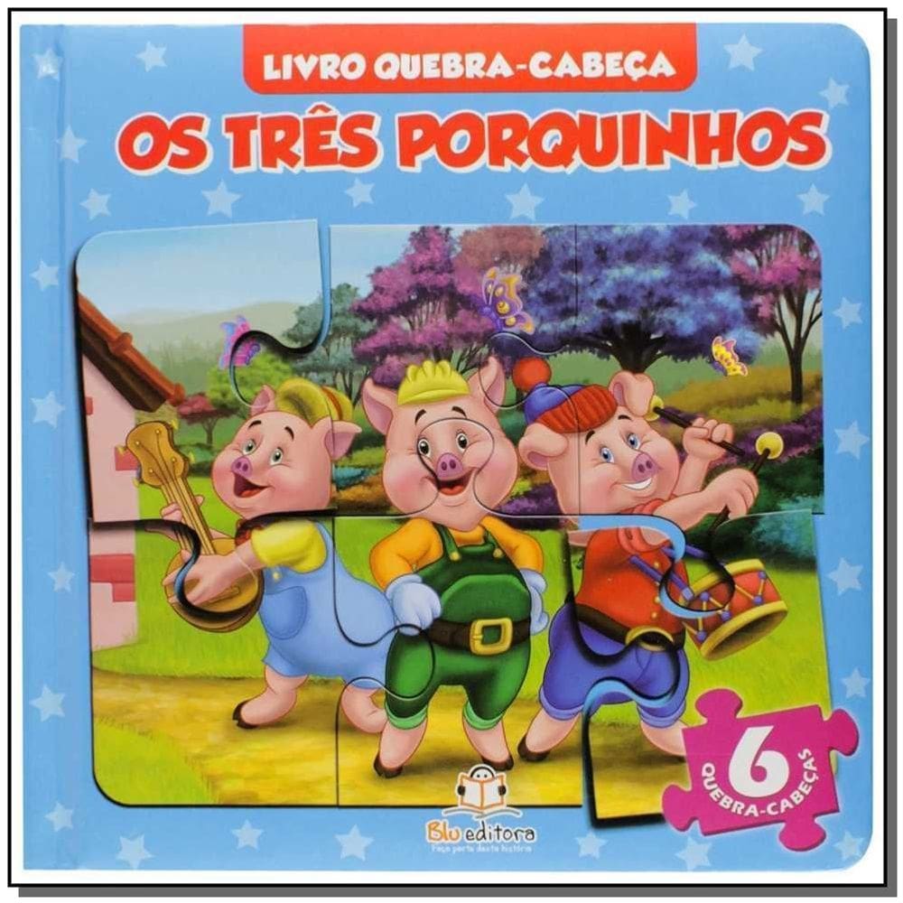 Livro Quebra-cabeça - os Três Porquinhos