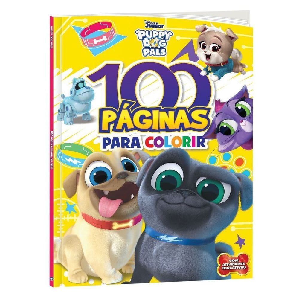 100 Paginas Para Colorir - Bingo E Rolly