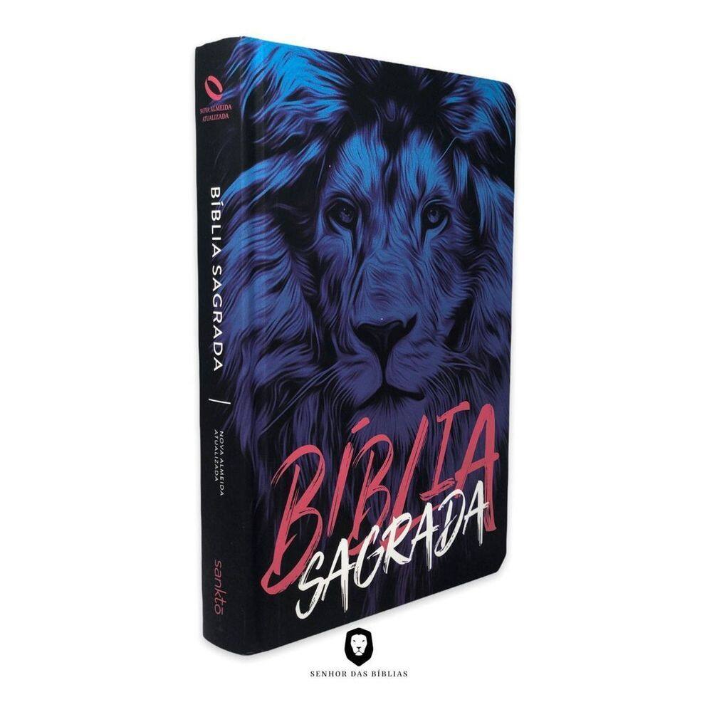 Bíblia Naa Leão Azul - Nova Almeida Atualizada