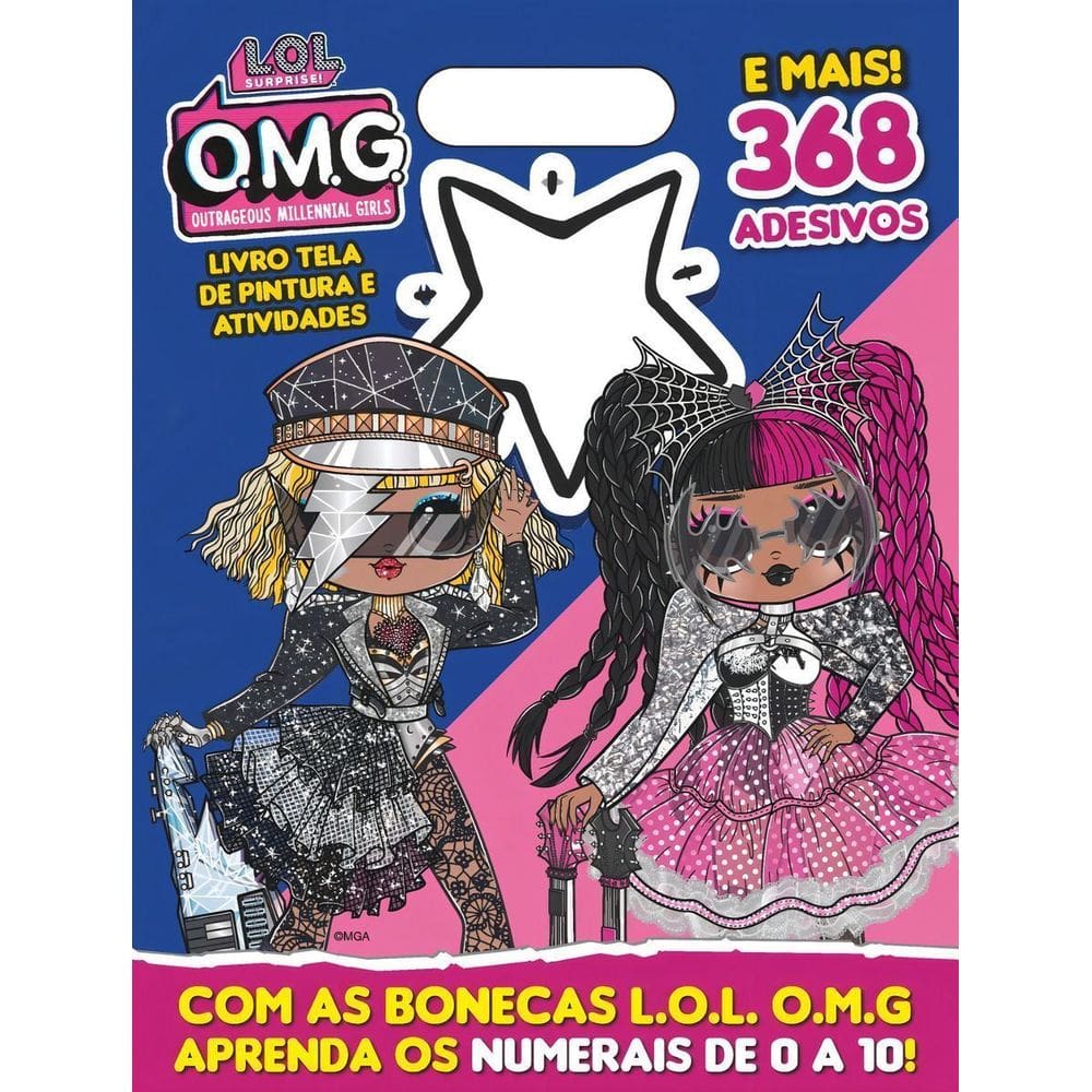 L.O.L. Surprise! OMG - Livro Tela de Pintura e Atividades