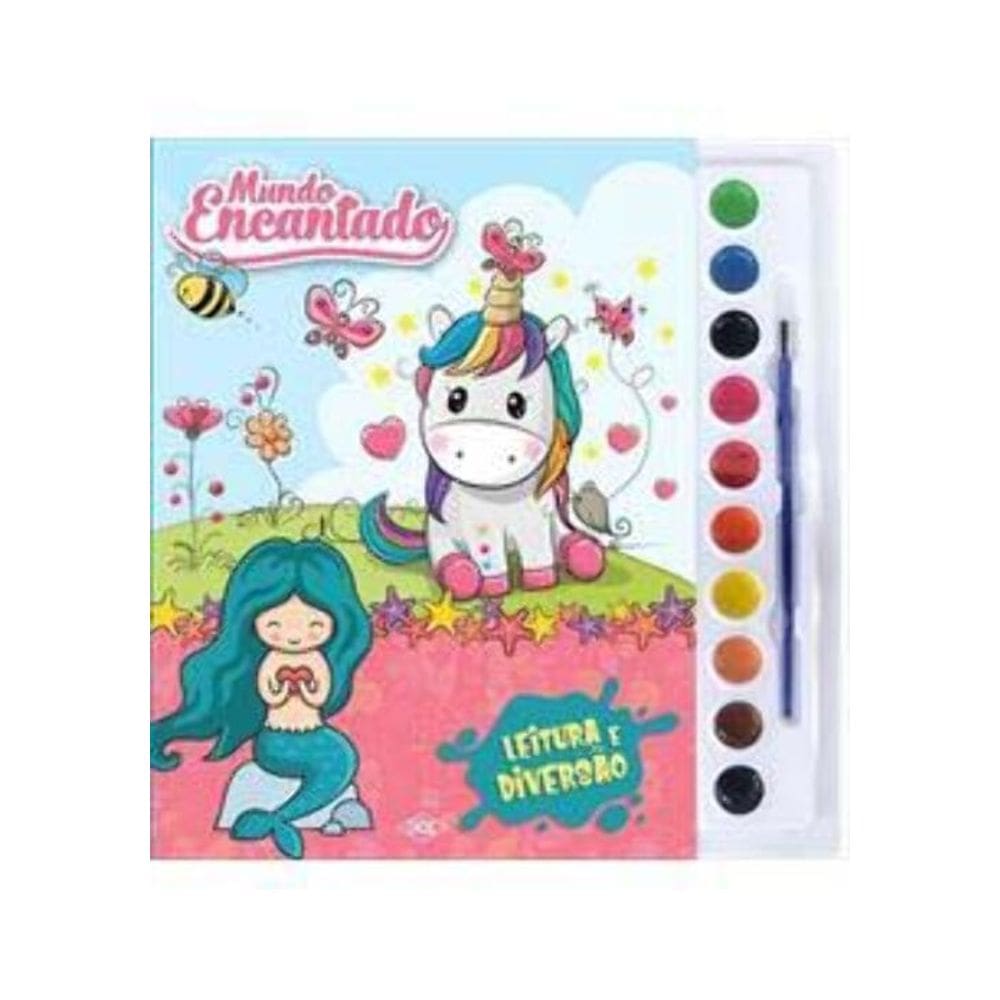 Aquarela - Unicornio e Sereias