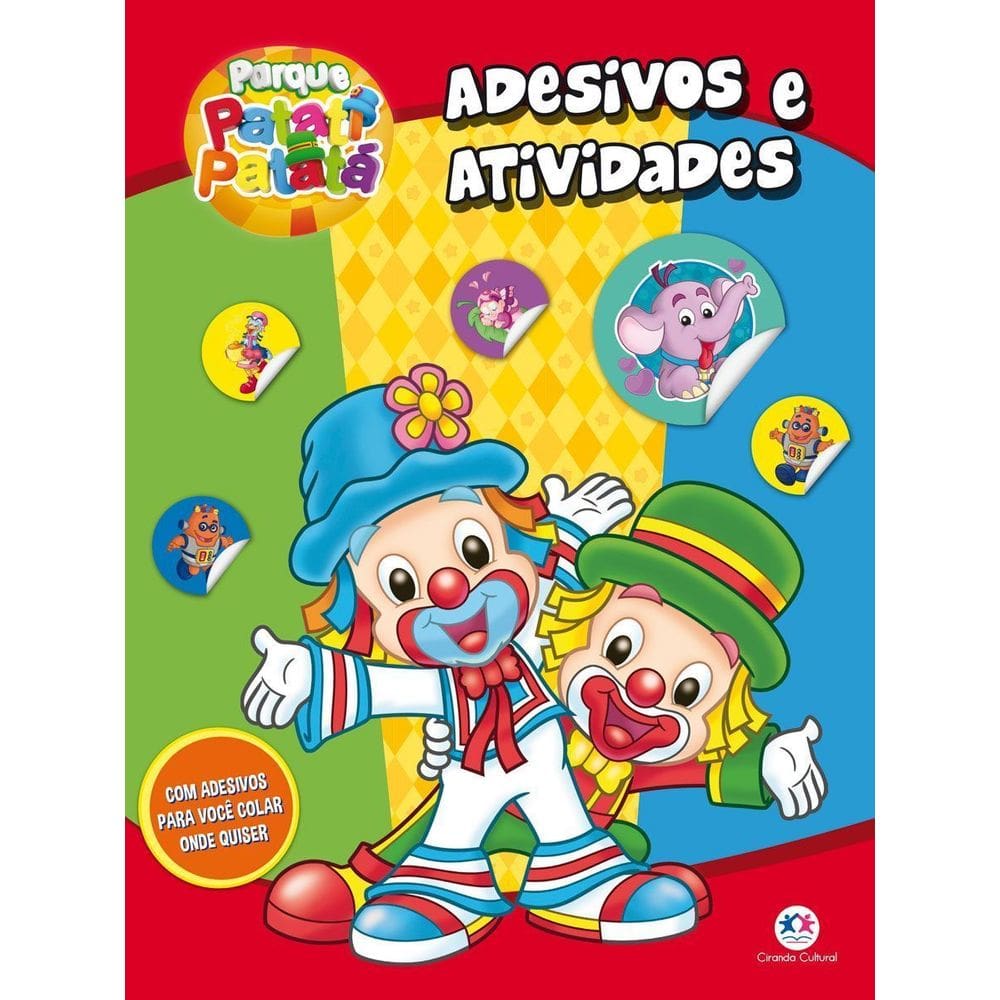 Parque Patati Patatá - Adesivos e Atividades