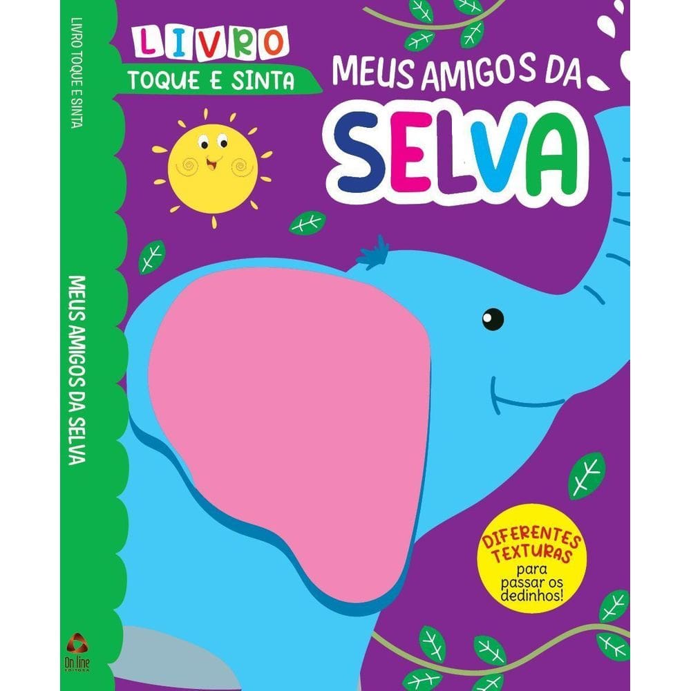 Livro Toque e Sinta - Meus Amigos da Selva