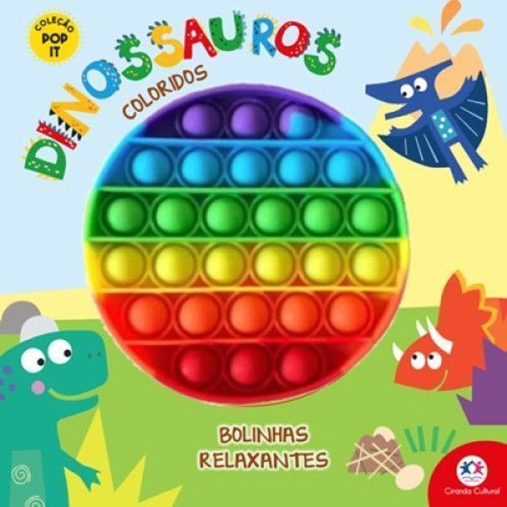 Coleção Pop It - Dinossauros Coloridos