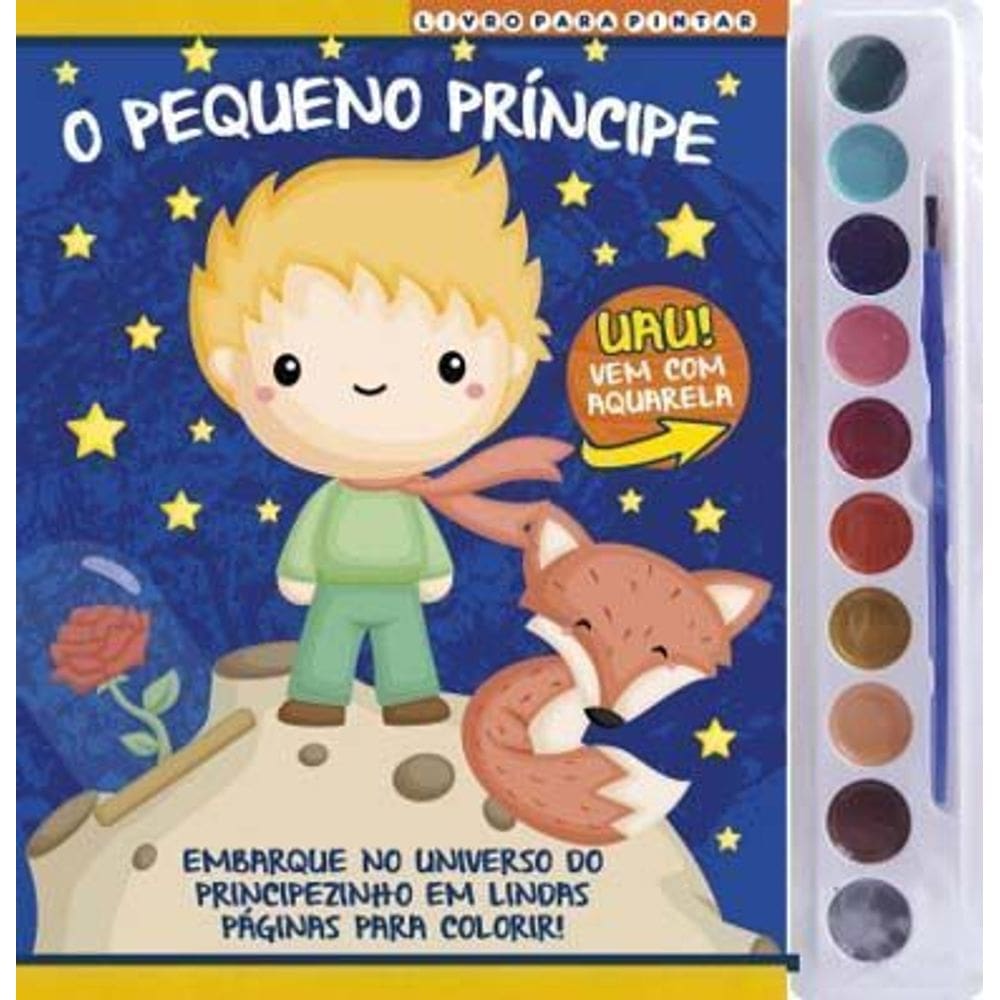 Pequeno Principe - Livro Para Pintar com Aquarela