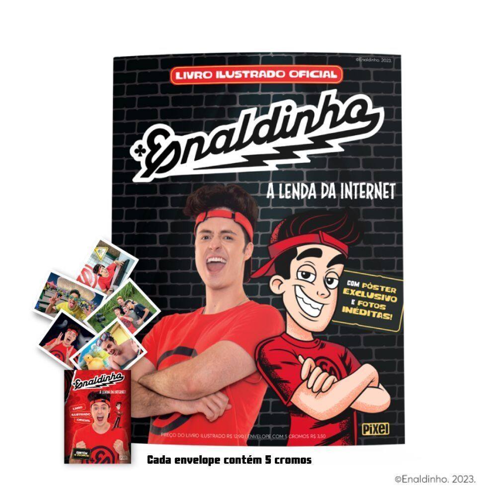 Kit - Álbum do Enaldinho + 50 Figurinhas - A Lenda da Internet