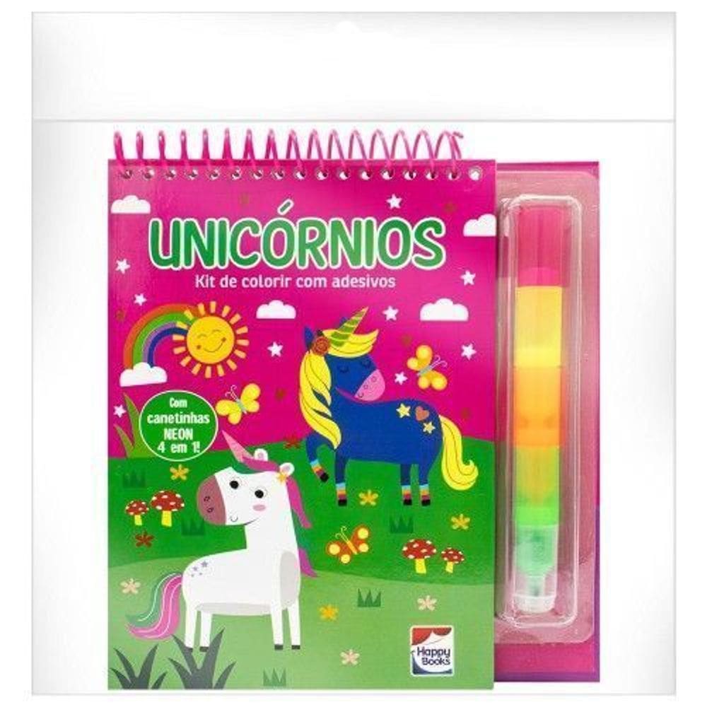 Livrinho 4 Em 1 - Unicórnios