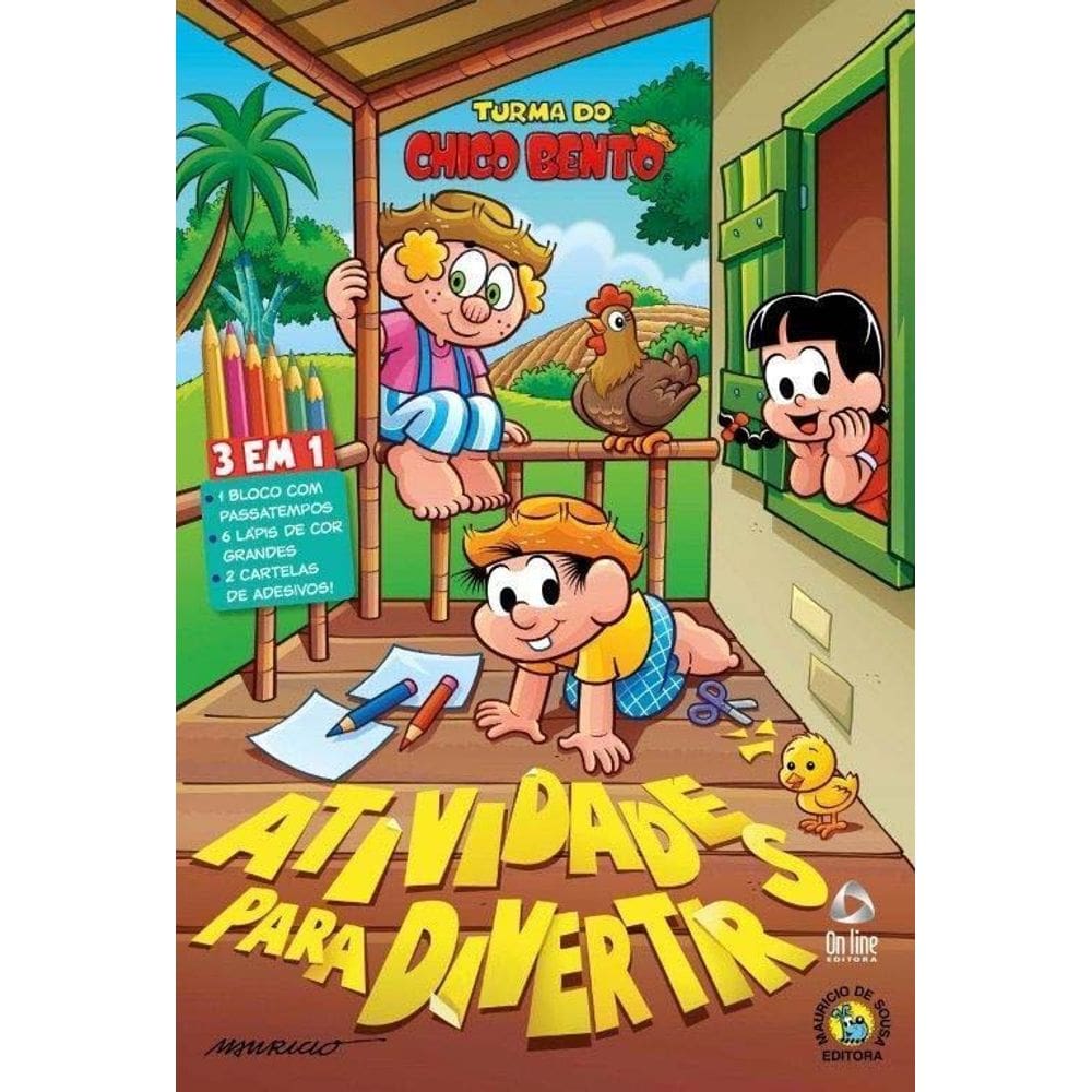 Turma Do Chico Bento Atividades Para Divertir