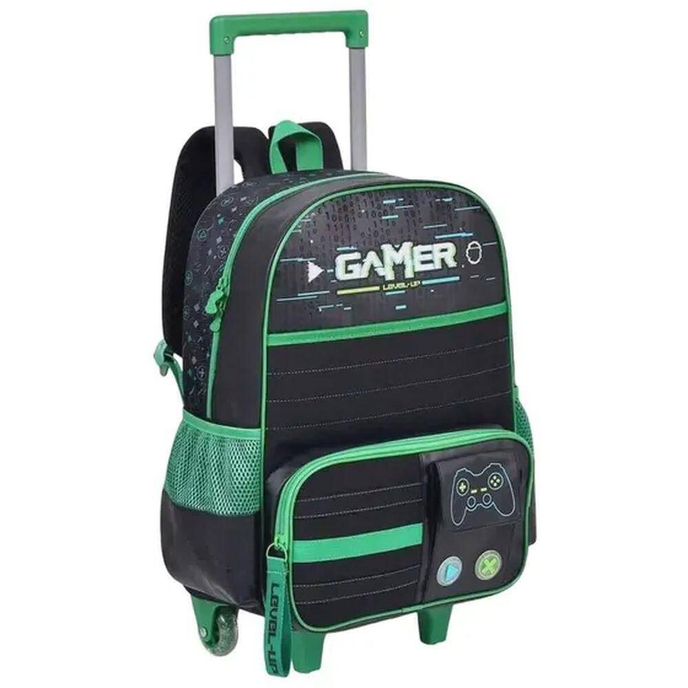 Mochila Escolar de Carrinho Gamer VD24528K - Clio