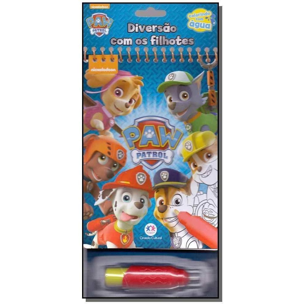 Colorindo Com Água - Paw Patrol - Diversão Com os Filhotes