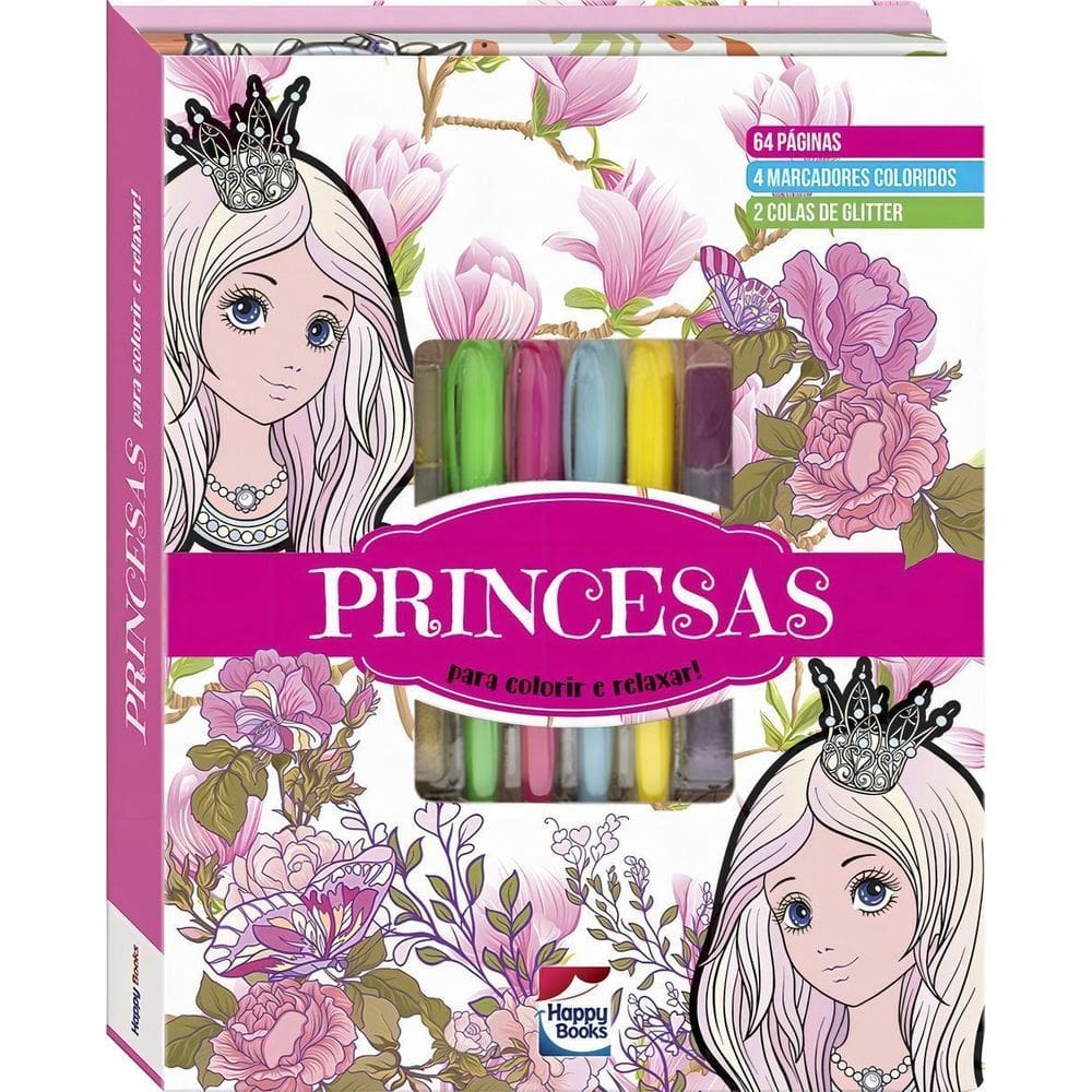 Meu Superkit Brilhante De Arteterapia! - Princesas