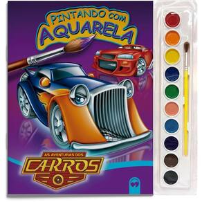 Pintando Com Aquarela - As Aventuras Dos Carros