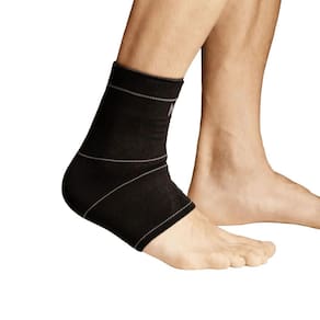 Tornozeleira Elastica R47 - Preto/Cinza G